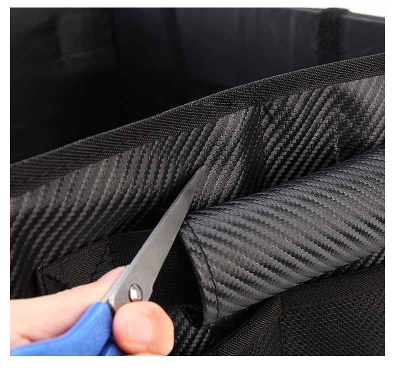 Foldable Trunk Storage Box – 45L Carbon Texture