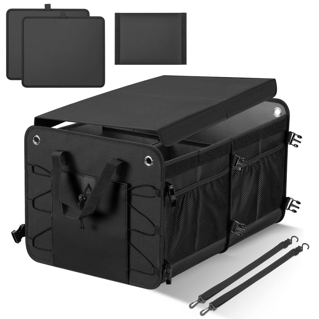 Foldable Leather Trunk Storage Box – 66L