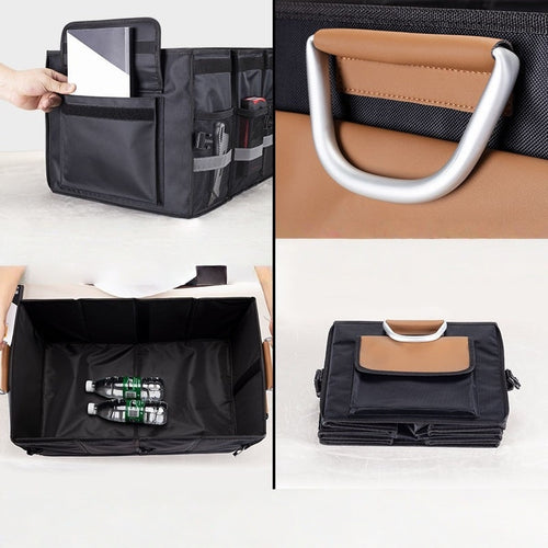 Foldable Insulated Trunk Storage Box – 92L Orange