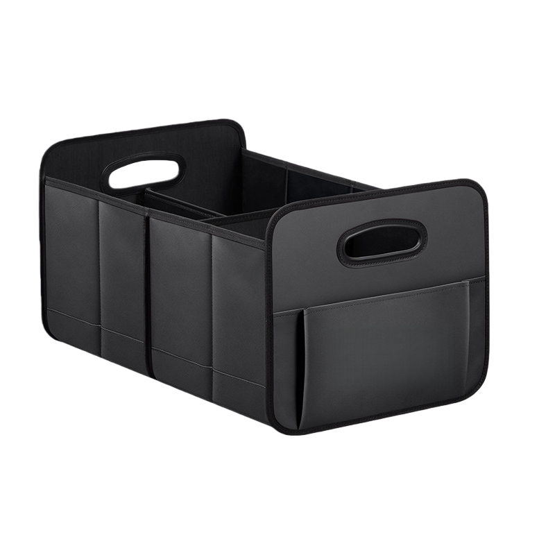 Premium Open-Top Trunk Storage Box – 70L Leather