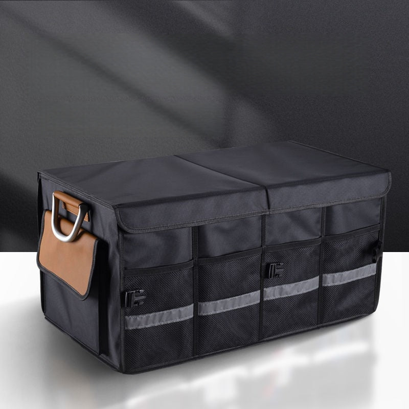 Foldable Insulated Trunk Storage Box – 92L Orange
