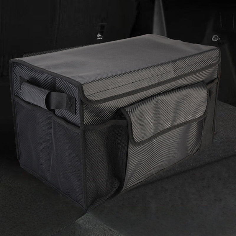 Foldable Trunk Storage Box – 45L Carbon Texture